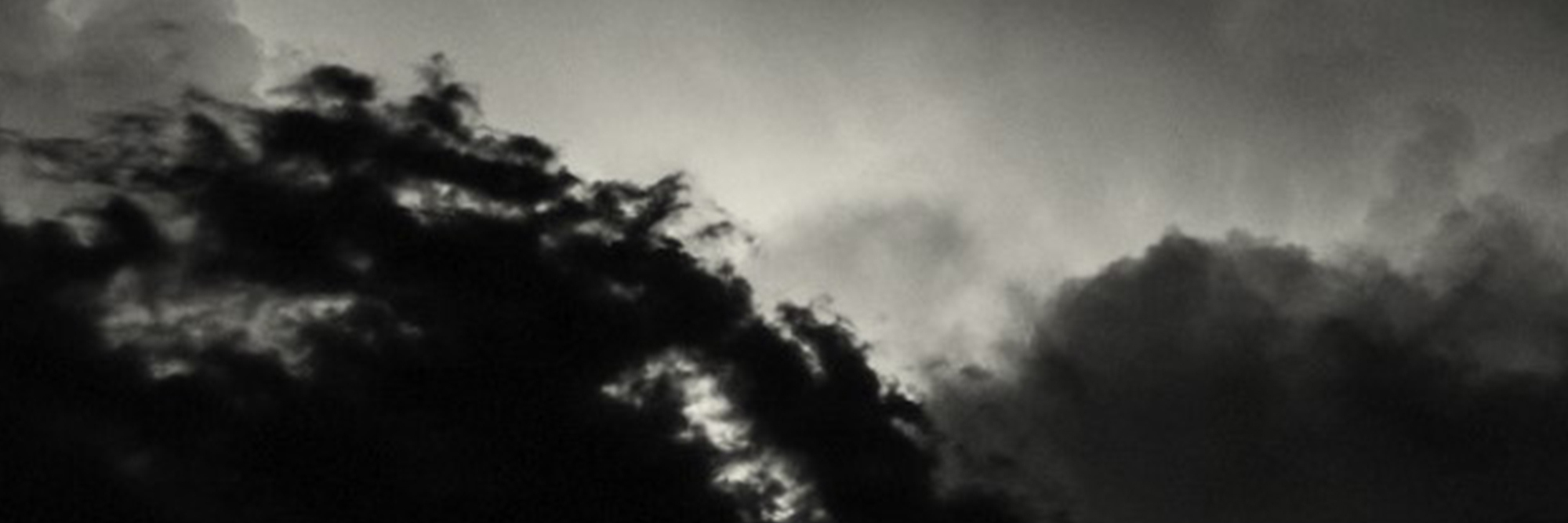 The view ahead above the storm